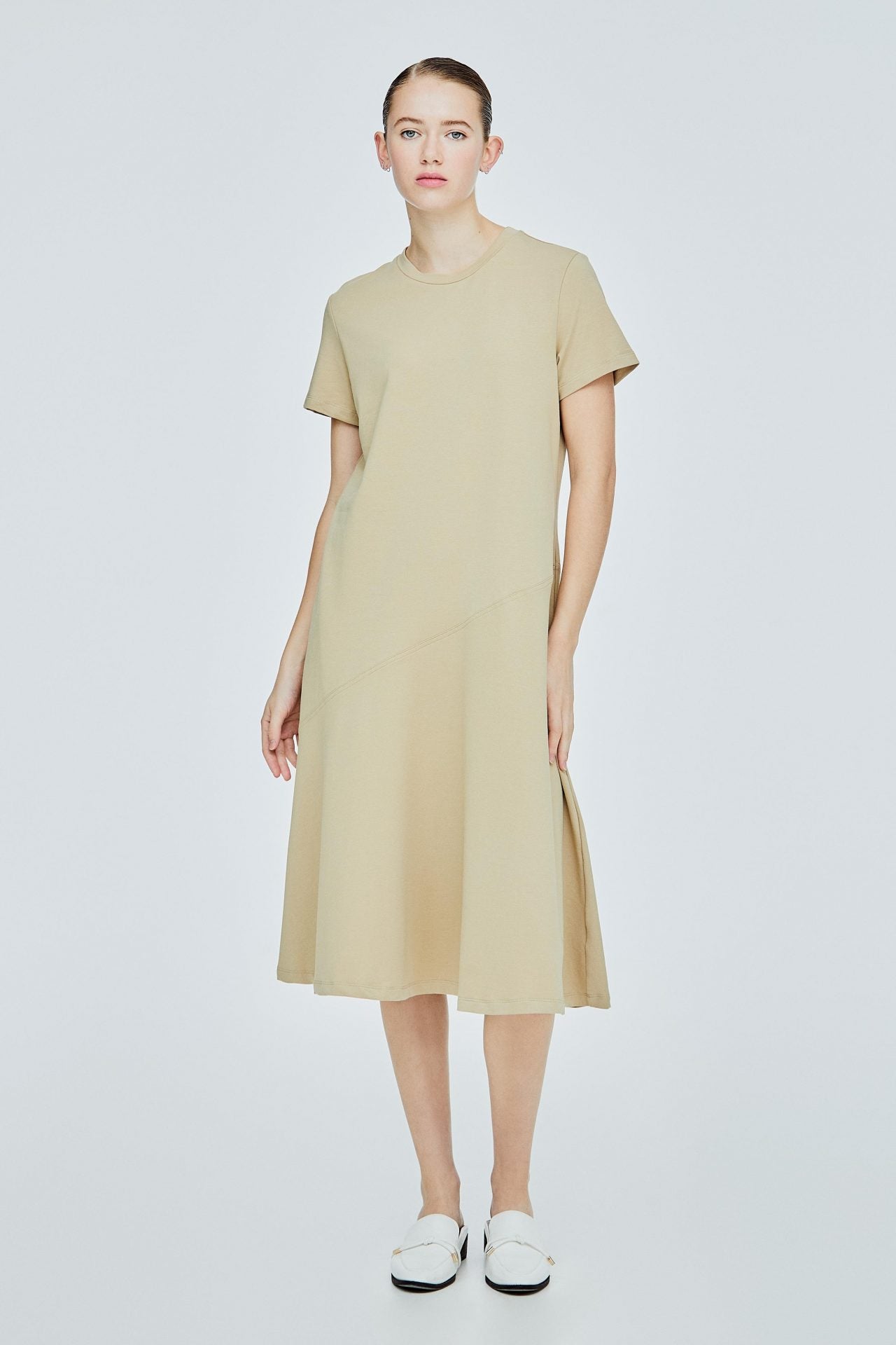 Paneling Tee Dress - iORA product image