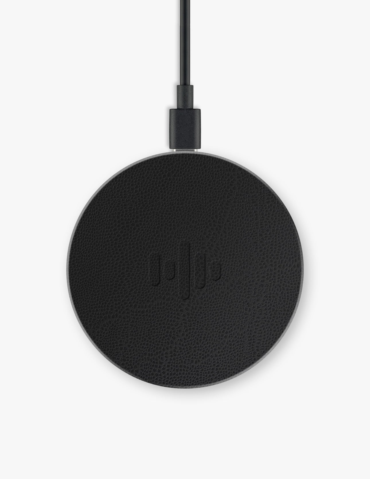 Billede af Wireless Oplader (QI Charger) I sort læder