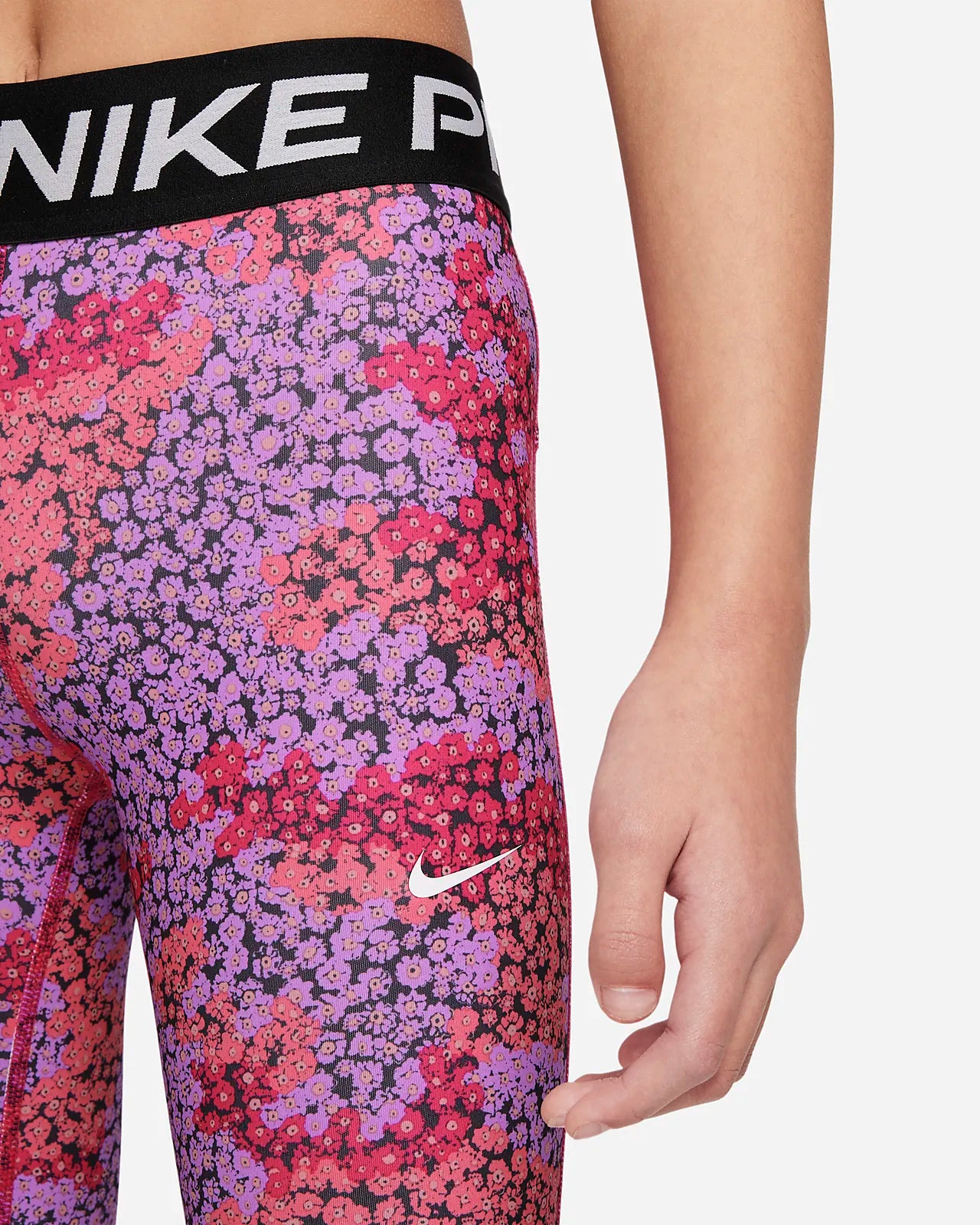 nike pro floral leggings