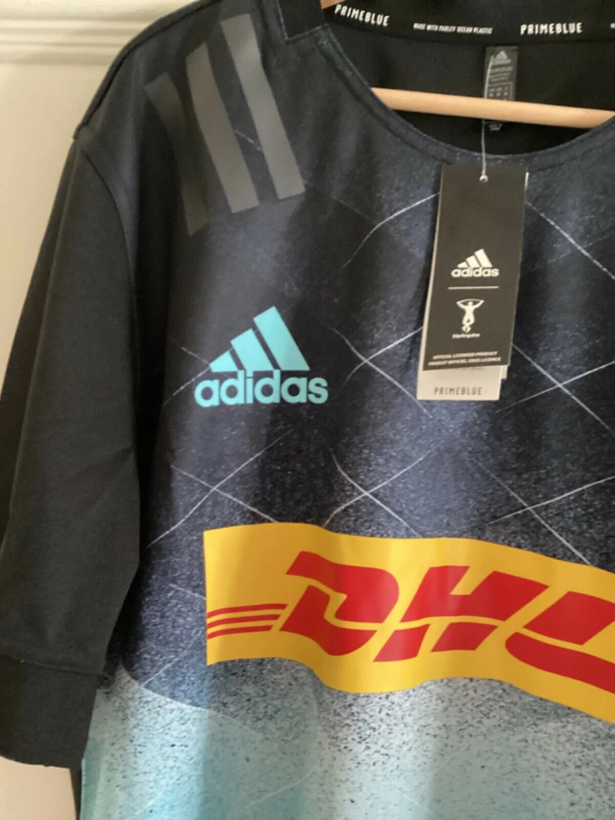 adidas Mens Harlequins Rugby Shirt GE0894 Sizes: Medium, Lar – Yorkshire