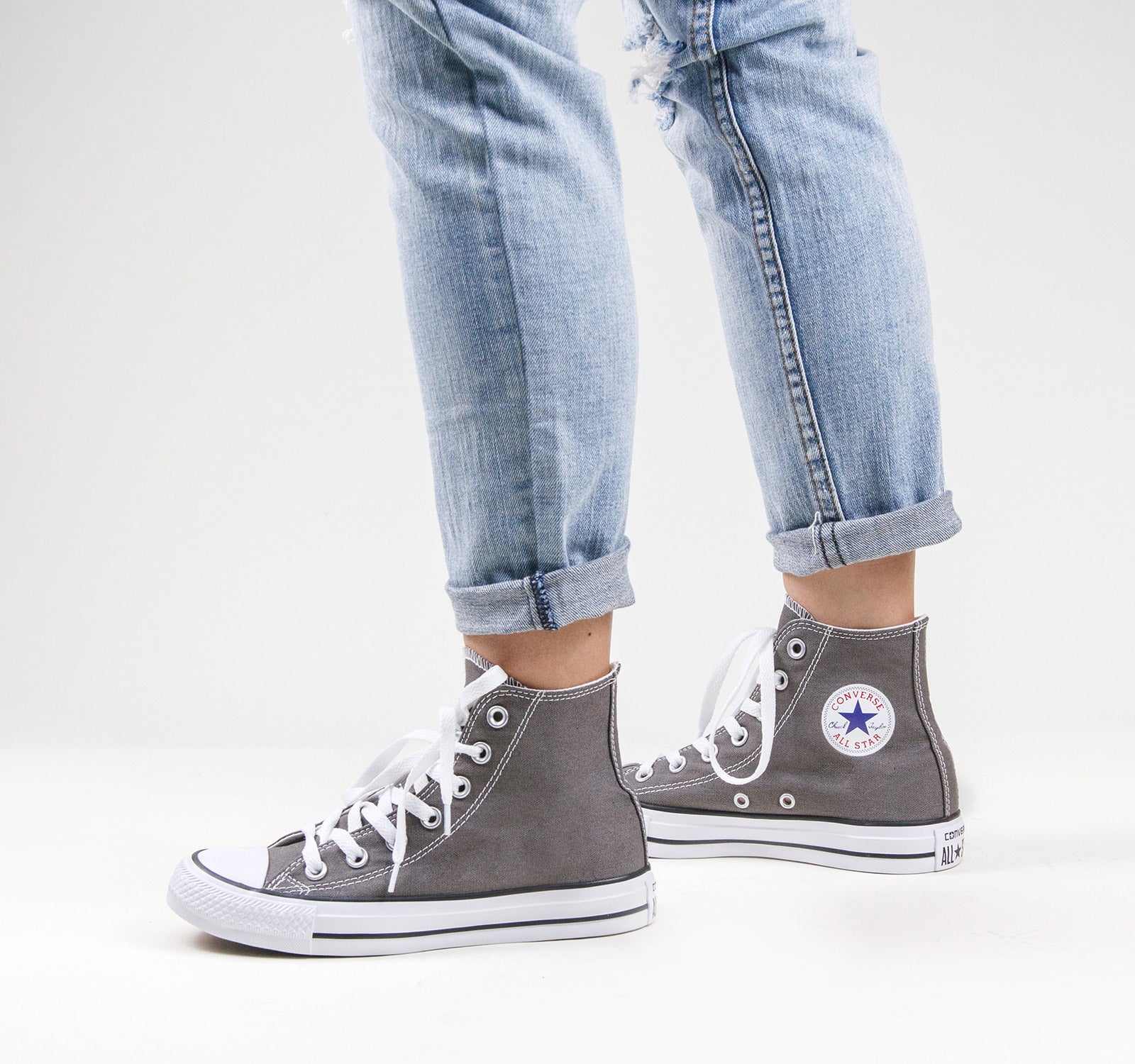 converse chuck taylor hi charcoal