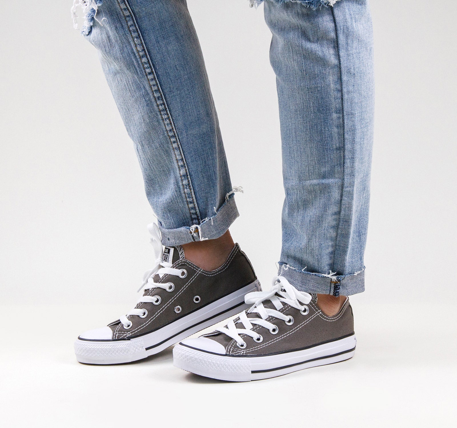 converse chuck taylor all star low top charcoal