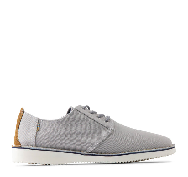 grey linen men's preston dress shoes