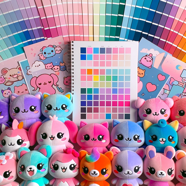 Color plays a crucial role in the appeal of Kawaii plushies, setting the tone for their irresistible cuteness