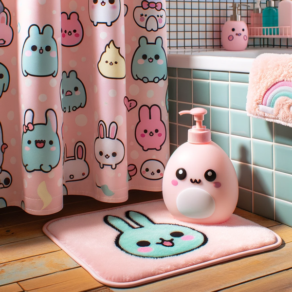 Creare un bagno Kawaii implica prestare attenzione ai piccoli dettagli come dispenser di sapone, tende da doccia e tappetini da bagno. Questi elementi possono iniettare un senso di dolcezza e fantasia nella routine quotidiana