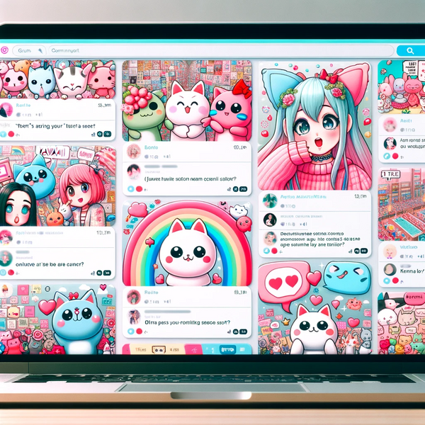 ​​The term Kawaii has found a comfortable home in the realm of internet slang and memes, evolving in ways that both respect its original meaning and expand upon it. Here's how the term has evolved online: