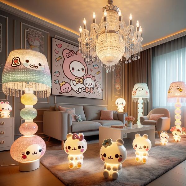 In the realm of home decor, Kawaii aesthetics significantly influence the design of lighting fixtures and lamps, transforming functional elements into delightful focal points