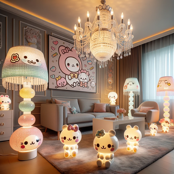 Nel campo dell'home decor, l'estetica Kawaii influenza in modo significativo il design di apparecchi di illuminazione e lampade, trasformando elementi funzionali in deliziosi punti focali