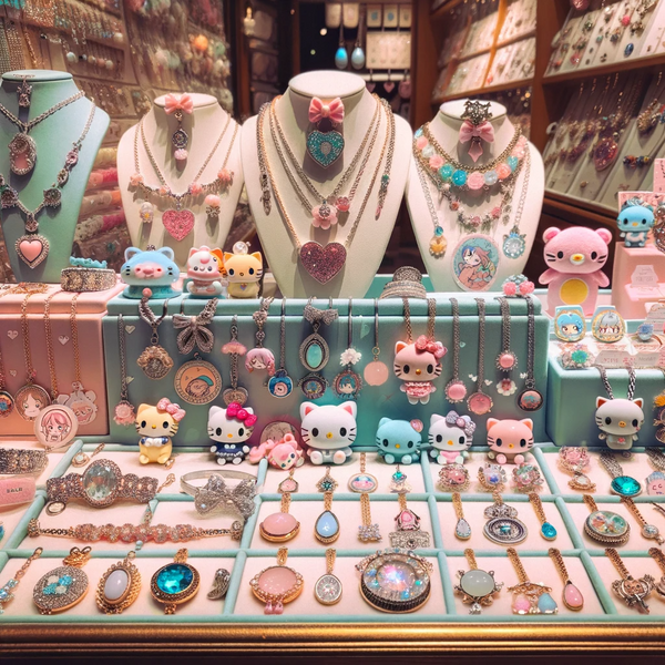 Jewellery items that fit the Kawaii aesthetic often feature certain elements that evoke feelings of cuteness, nostalgia, or whimsy.