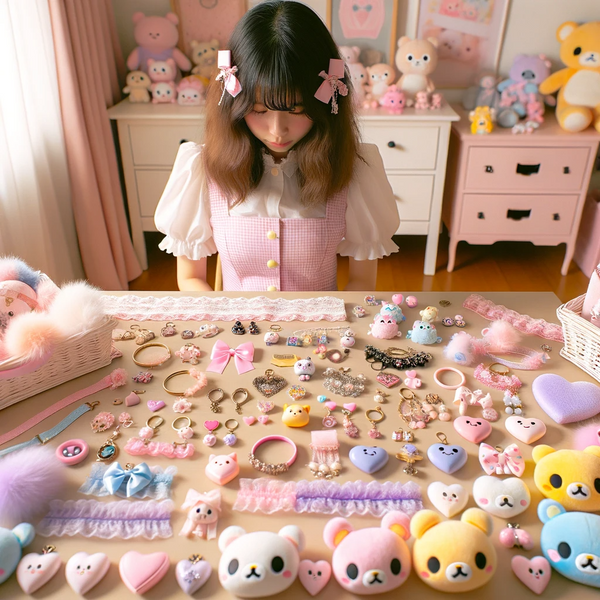 Kawaii accessories are integral in shaping the overall aesthetic of Kawaii fashion