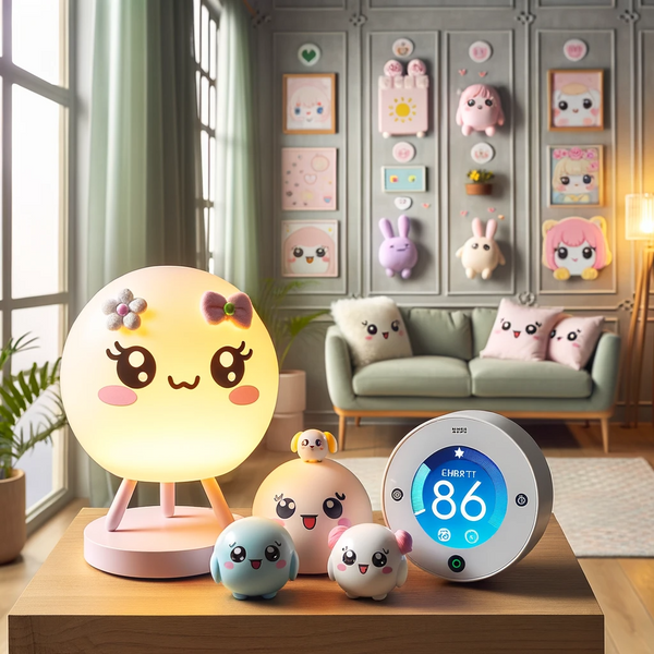 Kawaii aesthetic has extended beyond fashion and into the realm of home décor, including energy-efficient items. While the primary focus of Kawaii home decor might not always be energy efficiency, there are ways to combine the two