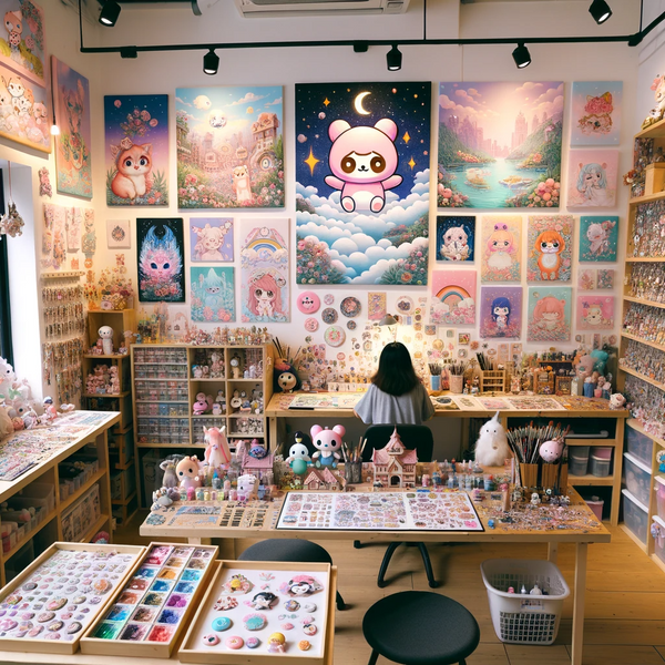 Kawaii culture has a strong influence on the art and DIY craft scene, resonating with a wide audience that appreciates its signature cuteness and playful aesthetic