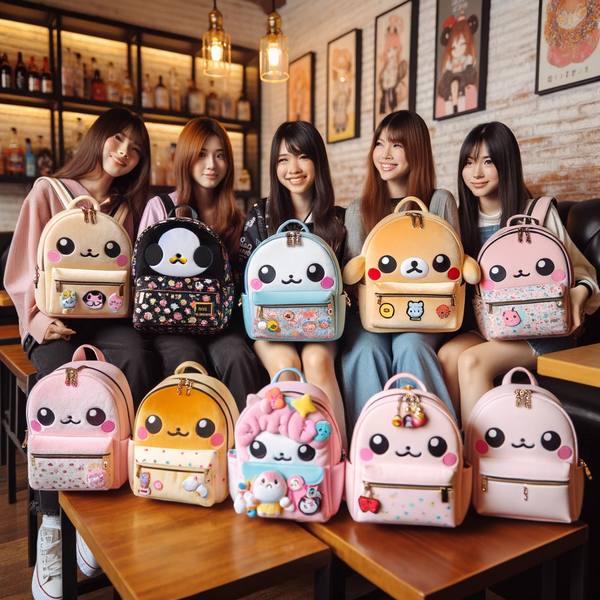 Kawaii fashion, bags and backpacks are more than just utilitarian items; they are an extension of the individual's personal style and an essential part of the overall Kawaii aesthetic.