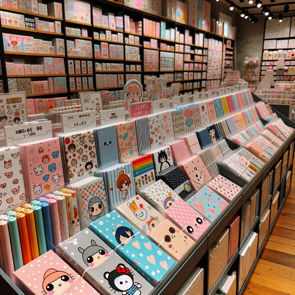 Kawaii stationery design, patterns and textures play a significant role in creating the cute, whimsical aesthetic that defines this genre
