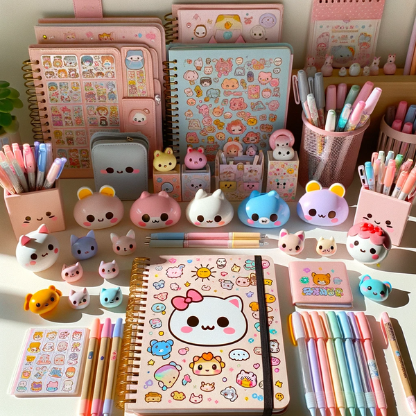 Kawaii stationery is a popular niche within the Kawaii culture, offering an array of items that are not just functional but also visually pleasing
