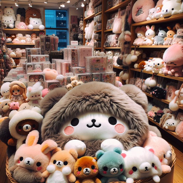 Materials like plush and fur play a significant role in contributing to the Kawaii aesthetic, enhancing its core values of cuteness, comfort, and emotional warmth