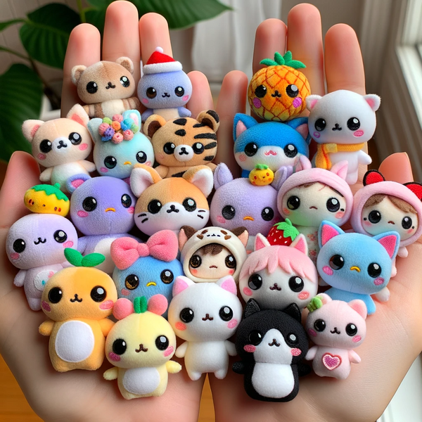 I peluche Kawaii in formato mini sono una sottocategoria del più ampio universo dei peluche Kawaii che hanno le loro caratteristiche uniche