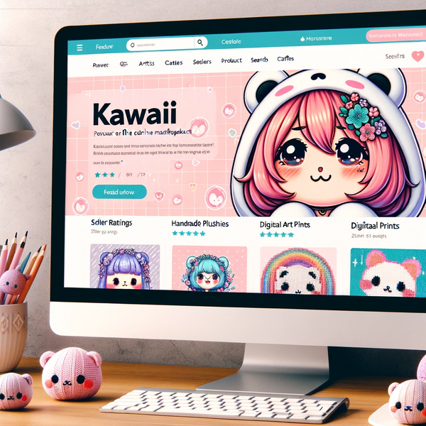 La vendita di arte e artigianato Kawaii è diventata più accessibile grazie a una varietà di piattaforme online e fisiche che soddisfano questa estetica specifica