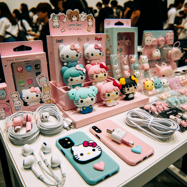 Tech accessories that embody the Kawaii aesthetic often feature design elements aimed at eliciting a sense of cuteness, playfulness, and nostalgia.