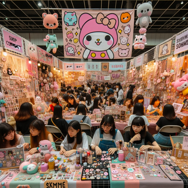 The DIY community has warmly embraced Kawaii aesthetics, integrating its signature cuteness, whimsy, and pastel colors into a wide array of creative projects