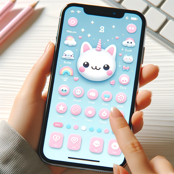 The Kawaii aesthetic, characterized by its cute, playful, and approachable attributes, has had a significant influence on the design of user interfaces (UI) in apps and websites