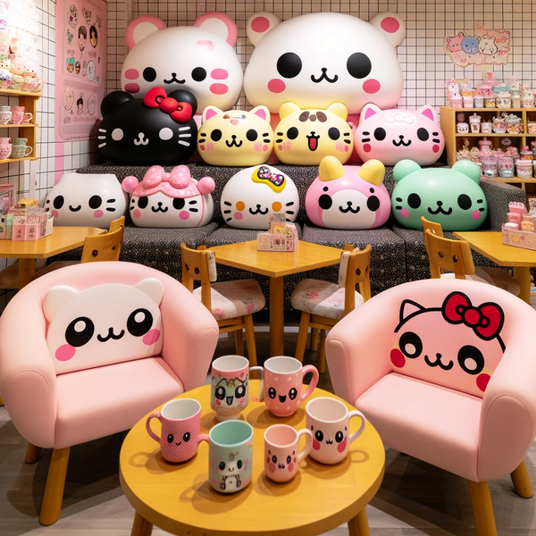 The Kawaii aesthetic encompasses both functional and purely aesthetic items