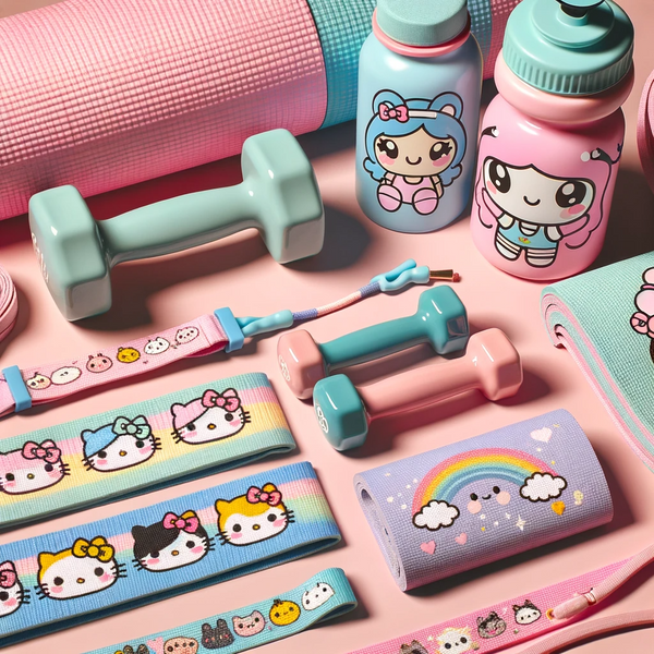 The Kawaii aesthetic has found its way into the world of fitness and exercise, significantly impacting both gear and programs
