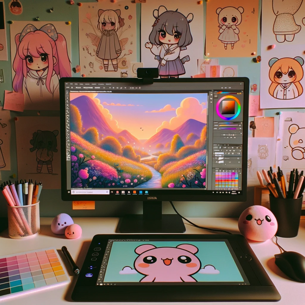 The Kawaii aesthetic has seamlessly transitioned into the realm of digital art, adapting its core principles of cuteness, whimsy, and innocence to various digital formats