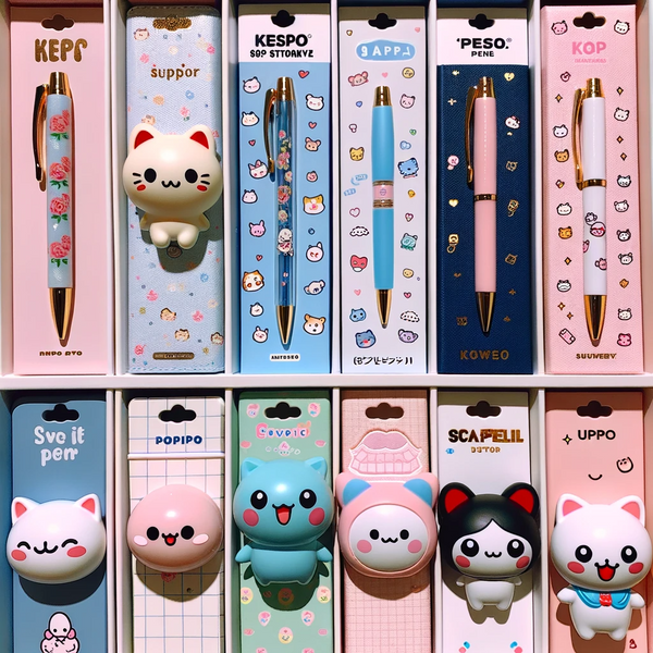 The Kawaii stationery market has seen significant growth over the years and is populated by various brands that specialize in cute, playful, and whimsical designs