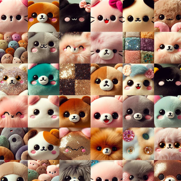 La scelta del tessuto e della trama è essenziale per realizzare peluche Kawaii che non siano solo visivamente accattivanti ma anche irresistibilmente morbidi e tattili