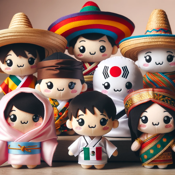 The concept of Kawaii plushies representing different countries or cultures is a fascinating blend of international awareness and cute design. These plushies often take the form of country balls, miniature caricatures of nations, distinguished by flags, national symbols, and cultural references