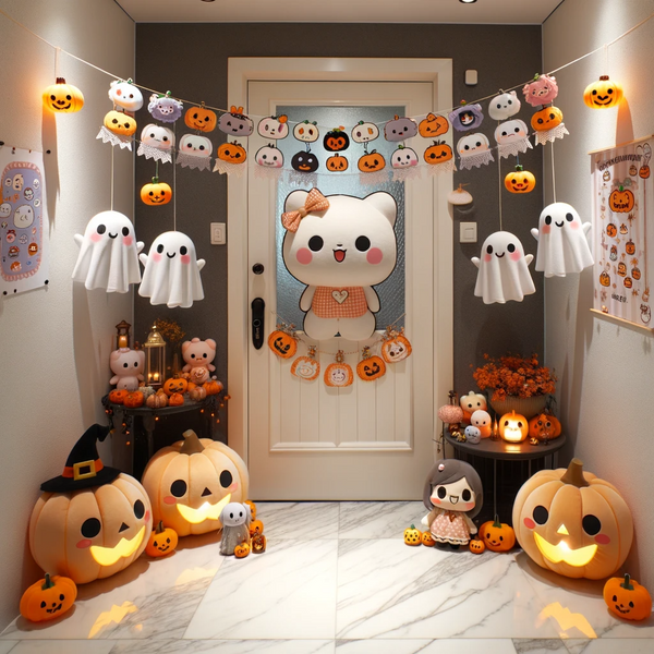 le collezioni speciali di decorazioni per la casa Kawaii per vacanze come Natale e Halloween sono abbastanza comuni e molto popolari. Queste collezioni sono realizzate su misura per infondere lo spirito natalizio con l'essenza unica, carina e stravagante per cui Kawaii è famosa.