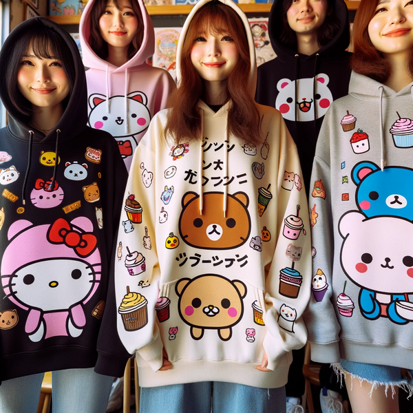 Kawaii fashion, tops such as sweatshirts and hoodies are not just casual wear; they are canvases for expressing individuality and the essence of cuteness or whimsy.