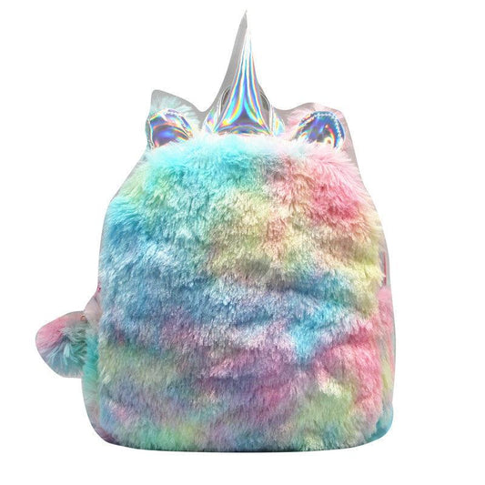 Borsa a tracolla piccola con unicorno in peluche – Youeni