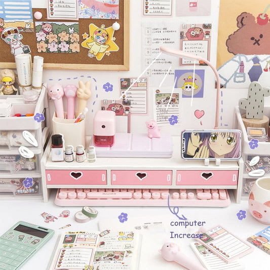 Kawaii Desk Mini Fridge Organizer – Youeni