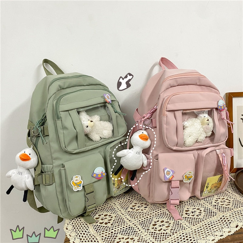 Nylon Study Besties Backpack – Kawaiies