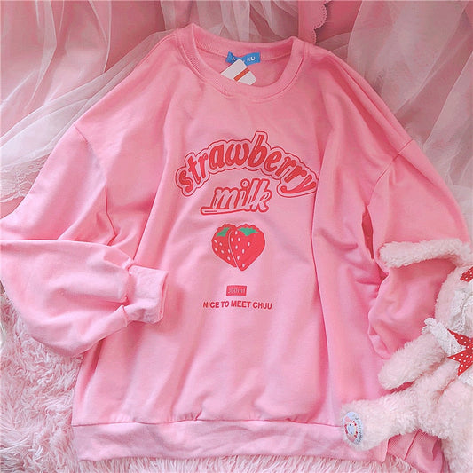 Strawberry Ribbon Kawaii Tee – The Kawaii Shoppu