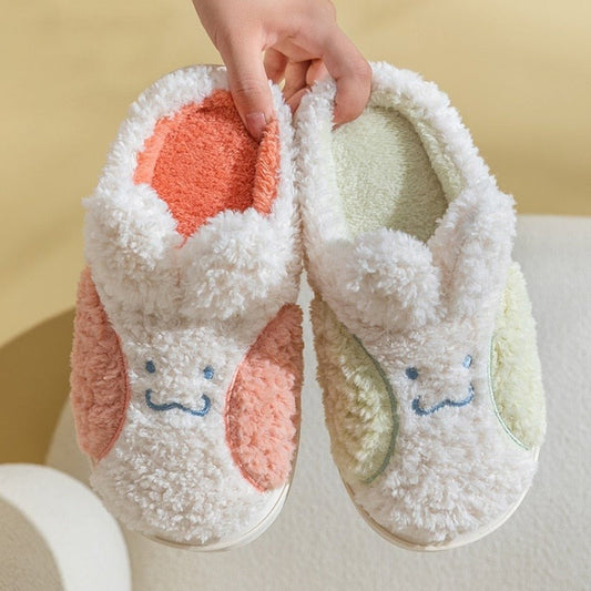 Pink Bunny Plush Slippers – Youeni