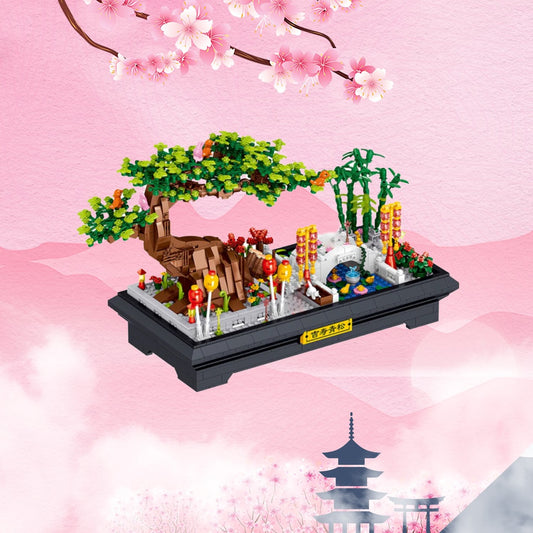 Beautiful Bonsai Sakura Shrines A Collection of Building Sets – Youeni