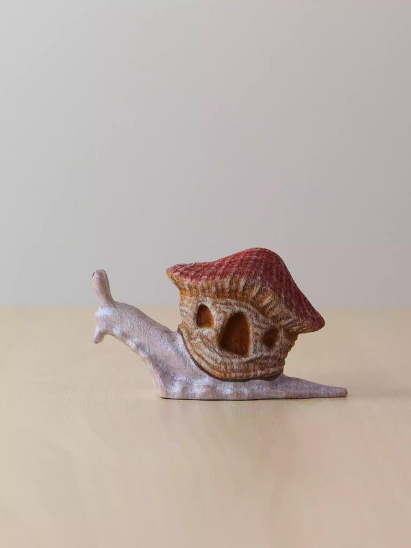 Waldorf Wooden Snail Puzzle — Set of 6