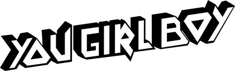 You girl boy horizontal logo