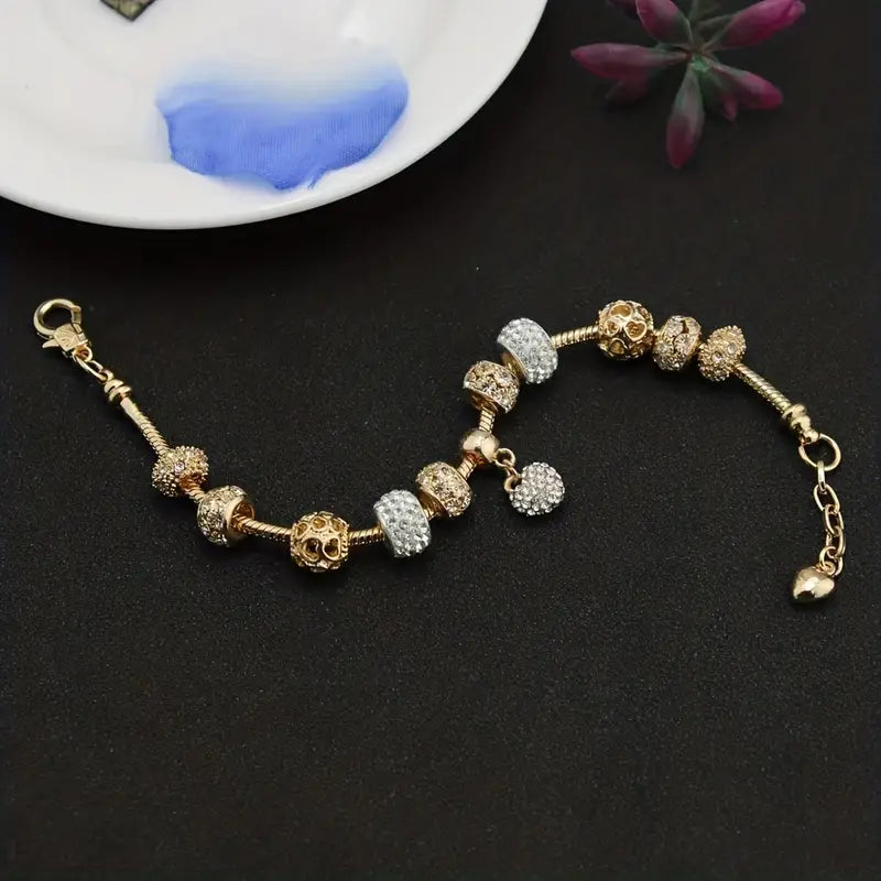 Gold Heart Charm Bracelet [ALMOST SOLD OUT]