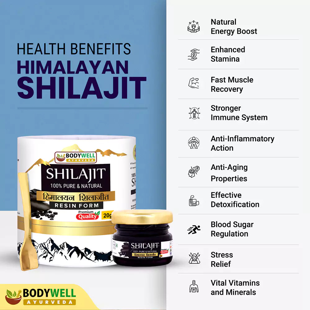 List of Shilajit Resin Benefits