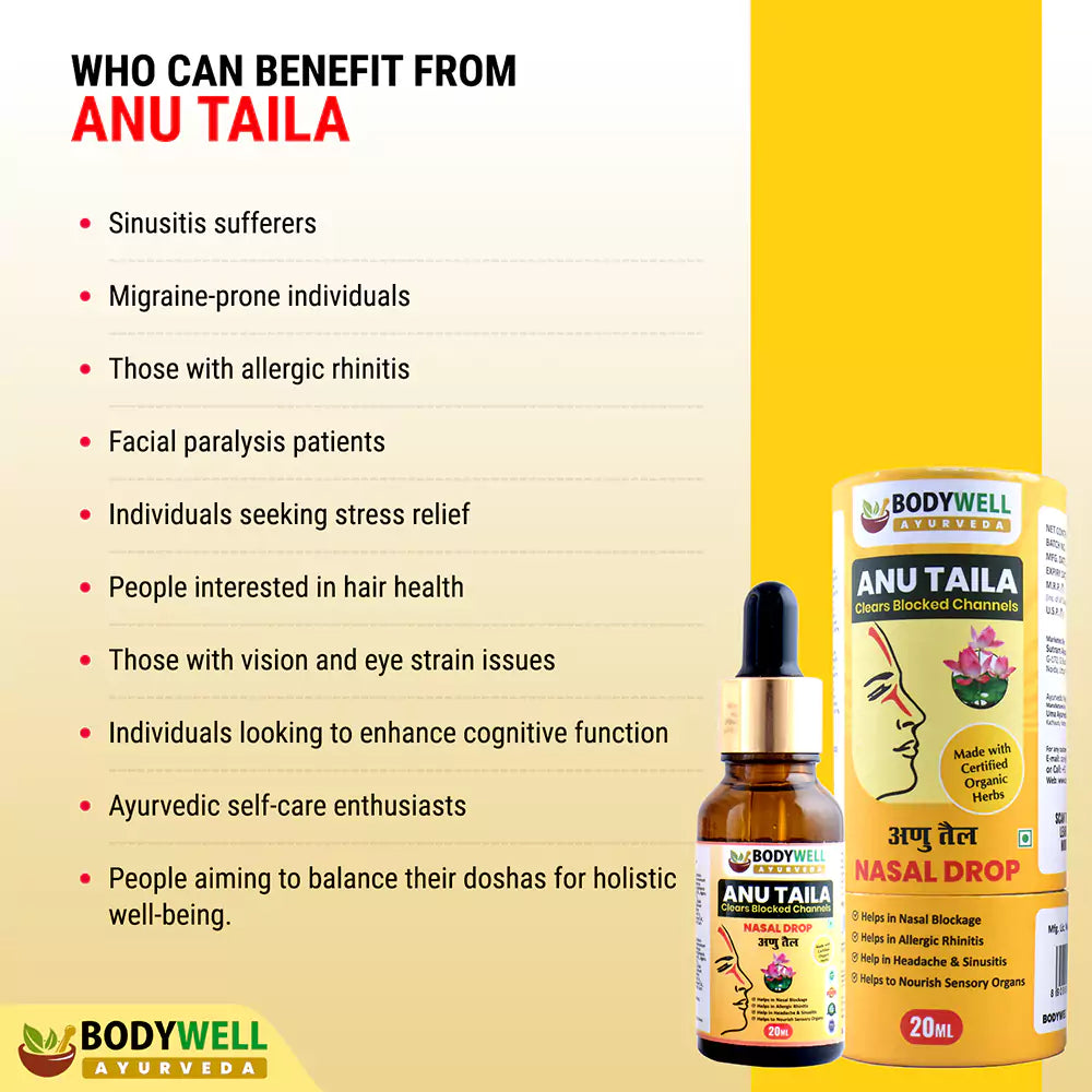 Who Can Benefit from Anu Taila Nasal Drop