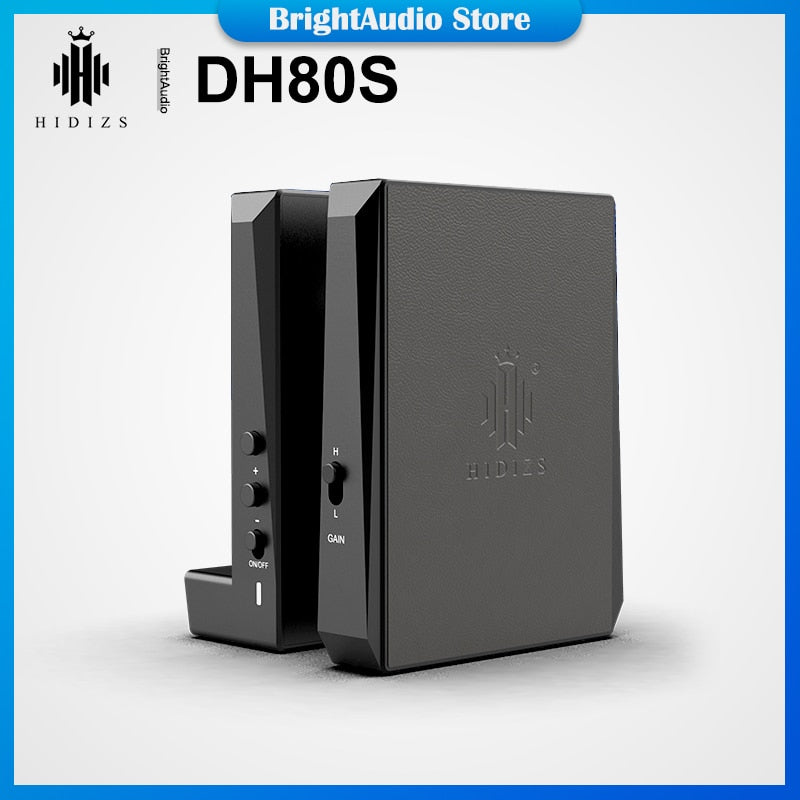 Hidizs DH80 DH80S ESS9281C PRO Chip Portable Balanced DAC AMP Headphone  Amplifier Support MQA DSD128 3.5+4.4mm Output