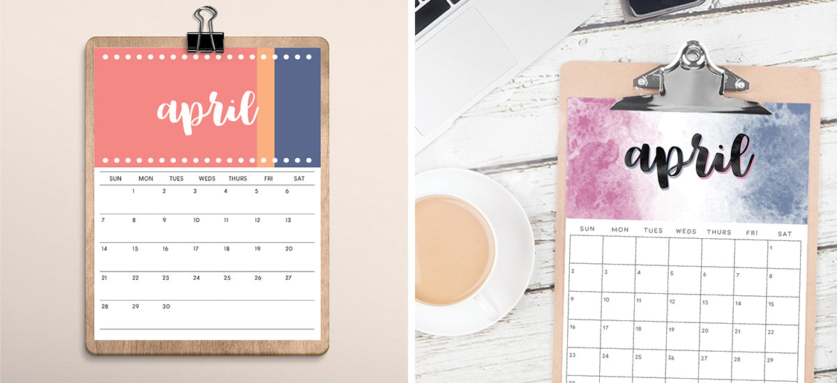 printable april 2025 calendars