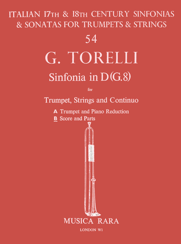 Torelli: Trumpet Concerto in D Major – Breitkopf US