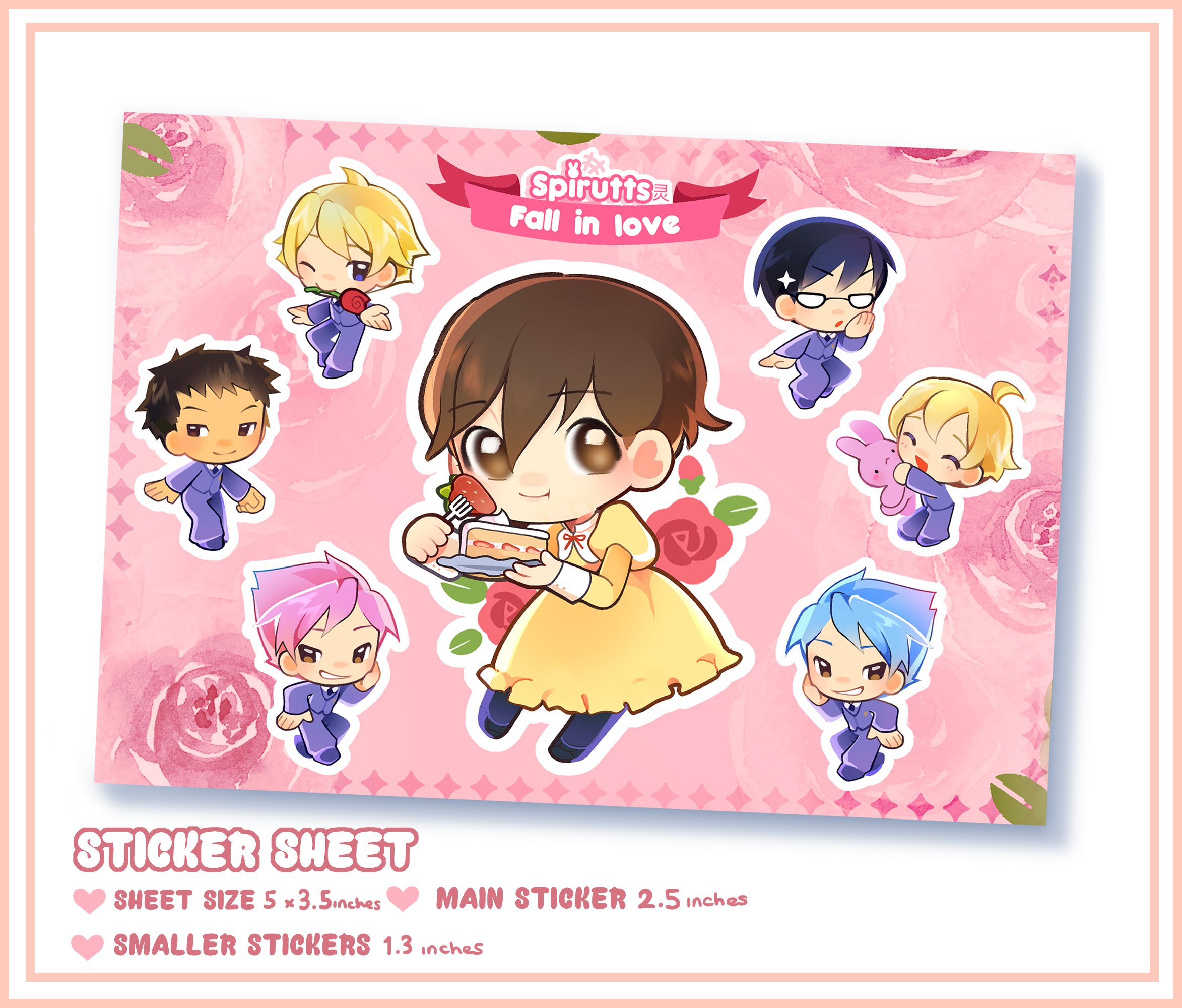 Anime Sticker Sheet