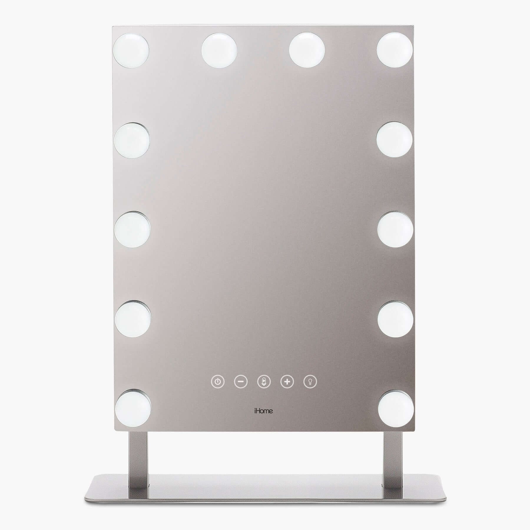 Vanity Mirror with Lights and Bluetooth Speaker, Trifold Mirror with U