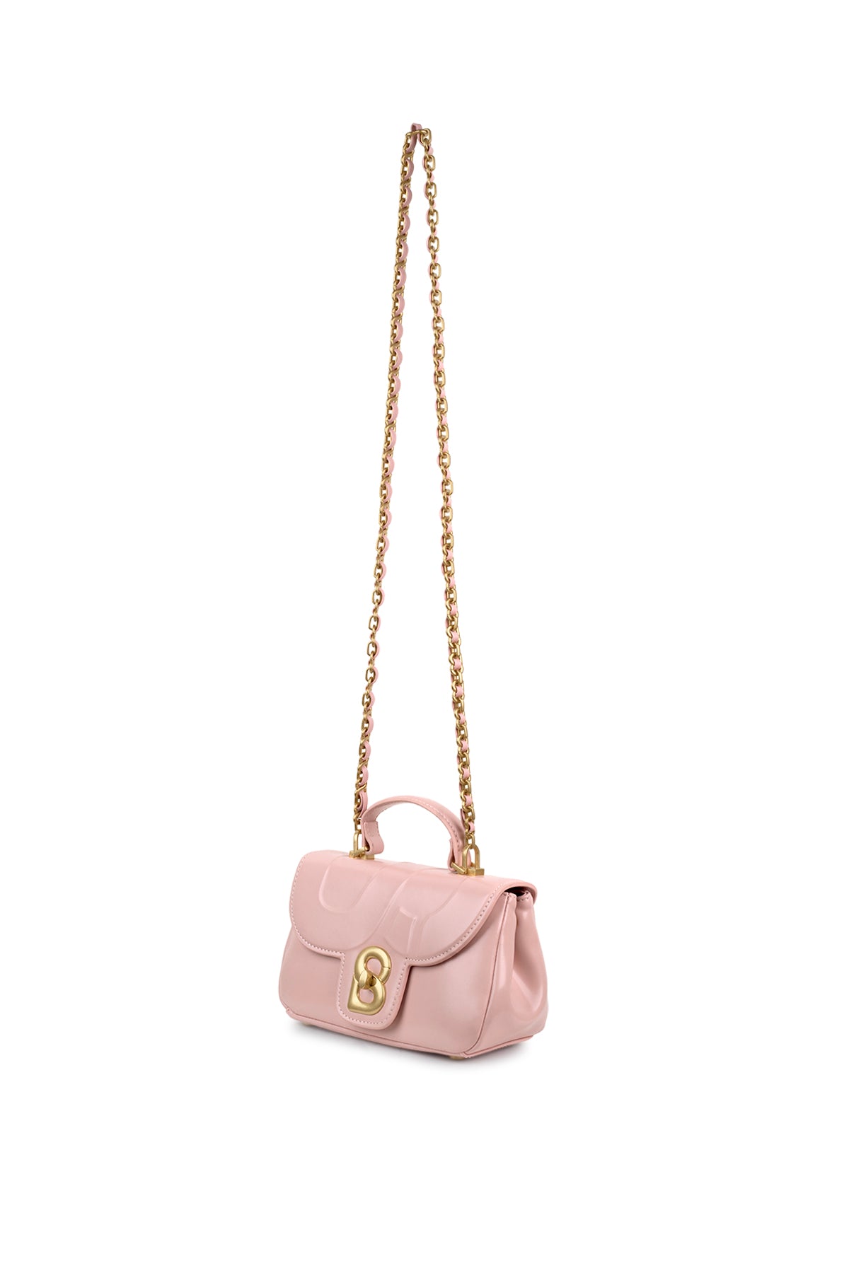 Alma Flap Bag Smooth Finish Small - Dusty Pink – Buttonscarves Malaysia